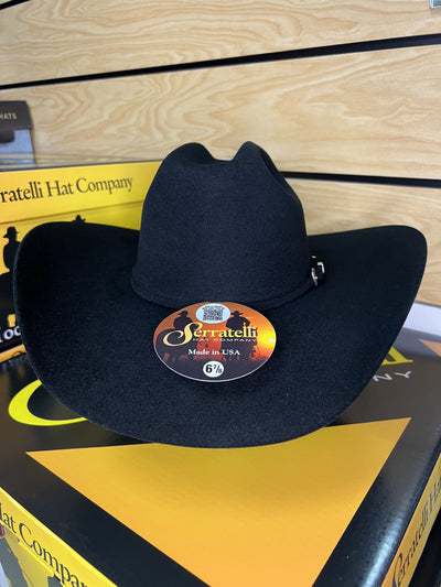 Serratelli 6X Hat - Black