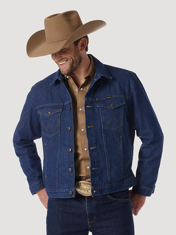 Wrangler Cowboy Cut Unlined Denim Jacket - Prewashed Denim – Broken horn