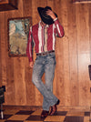 Wrangler Mens Retro Jean Slim Fit Bootcut - Greeley