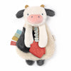 Itzy Ritzy Cow Itzy Friends Lovey™ Plush - Broken horn