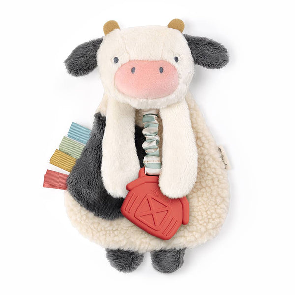 Itzy Ritzy Cow Itzy Friends Lovey™ Plush - Broken horn