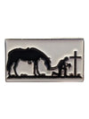 Praying Cowboy  Magnetic Hat Pin