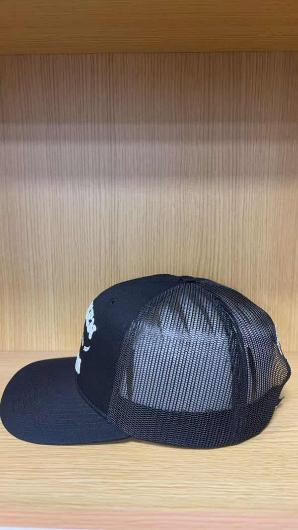 Broken Horn Cap Black