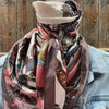 Pink & Brown Paisley Wild Rag