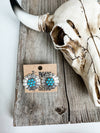 Western Flower Post Earrings 