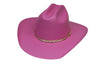 Abby Cattleman Pink Pinto Straw Hat - Youth