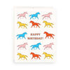 Horses Birthday Greeting Card