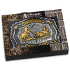 Montana Silversmiths The Roundup Team Roper Buckle - Broken horn