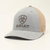 Ariat Mens Grey Embroidered Cap