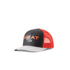 Ariat Mens Snap Back - Black Red