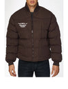 Broken Horn Embroidered Canvas Quilted Puffer Jacket