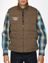 Broken Horn Embroidered Canvas Vest