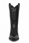 Cualtralba Women Snip Toe Waxi All Black Boot - Broken horn