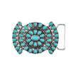 Turquoise Bowtie Cluster Buckle