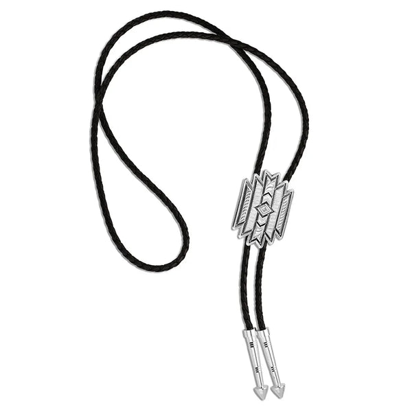 Montana Silversmiths Southwest Mofit Bolo Tie - Broken horn