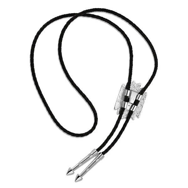 Montana Silversmiths Southwest Mofit Bolo Tie - Broken horn