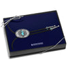 Montana Silversmiths Boot Stitch Turquoise Bolo Tie - Broken horn