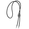 Montana Silversmiths Boot Stitch Turquoise Bolo Tie - Broken horn
