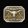 Crumine Rectangle Buckle Longhorn