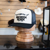 Broken Horn Cap 3D Embroidery Cream/Black