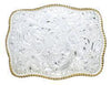 Crumrine Buckle Scroll Design - Broken horn