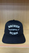 Broken Horn Cap Black