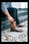 Dan Post Ostrich Print Boot