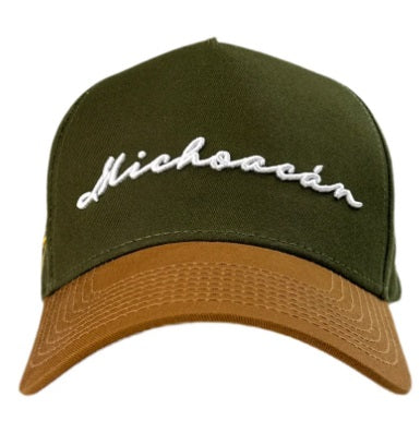 Del Cesar Signature Green Mustard Cap - Mexico States - Broken horn