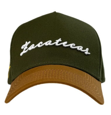 Del Cesar Signature Green Mustard Cap - Mexico States - Broken horn
