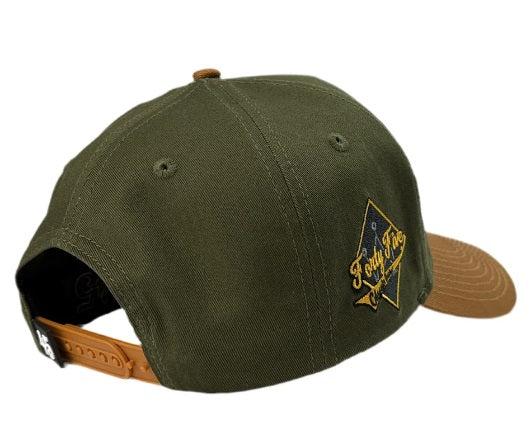 Del Cesar Signature Green Mustard Cap - Mexico States - Broken horn