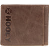 Hooey Classic Smooth Brown Bifold Wallet