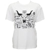 Hooey "Roundup" White w/Black Logo T-shirt