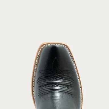 Hyer Leawood Boot - Black on Black - Broken horn