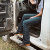 Hyer Leawood Boot - Black on Black - Broken horn