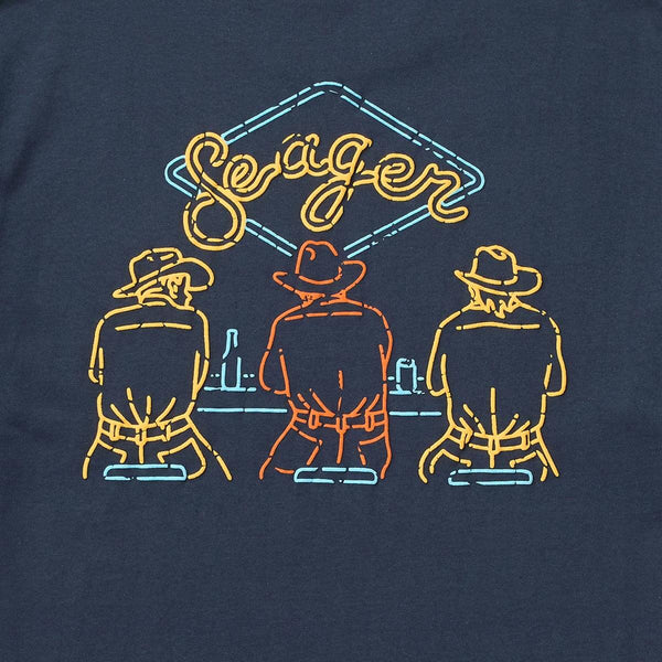 Seager Honky Tonk Tee - Broken horn