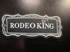 Rodeo King Hat Patch