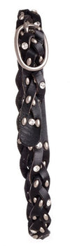Kids Braided Rhinestone Belt