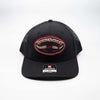 Broken Horn Embroidery Trucker Cap - Old School Logo