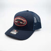 Broken Horn Embroidery Trucker Cap - Old School Logo