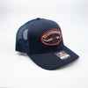 Broken Horn Embroidery Trucker Cap - Old School Logo