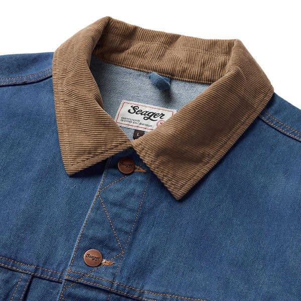 Seager Freewheelin' Denim Jacket Rinsed Indigo