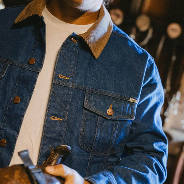 Seager Freewheelin' Denim Jacket Rinsed Indigo