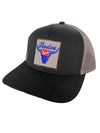 Rodeo Ranch Banquet Cap -Black and Charcoal