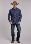 Roper Men's Floral Print - Broken horn