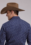 Roper Men's Floral Print - Broken horn