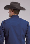 Roper Men's Solid Poplin - Broken horn