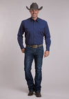 Roper Men's Solid Poplin - Broken horn