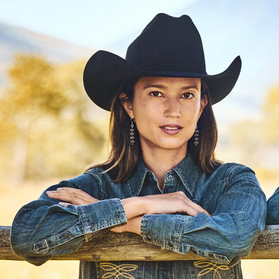 Stetson El Presidente 100x Premier Cowboy Hat - Black