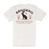 Sendero Jackalope Pocket T-Shirt Vintage White