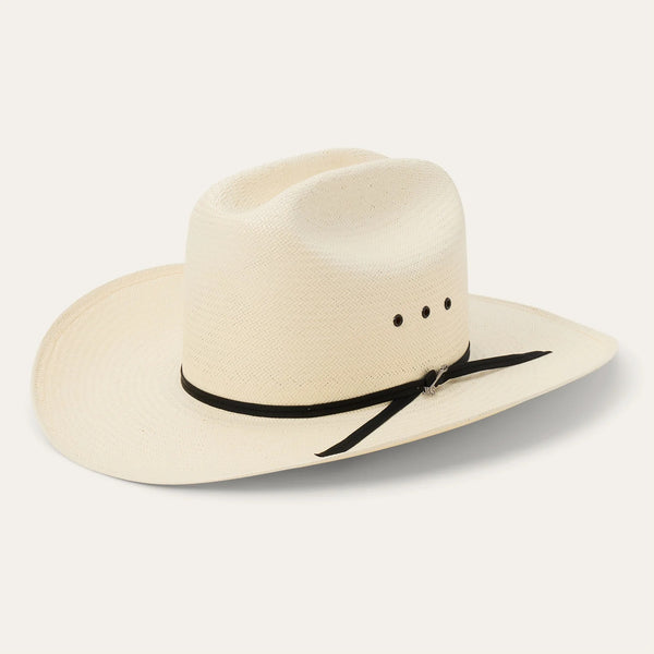 Stetson 10x Rancher Straw Hat - Rancher 81 Black Eye - Broken horn